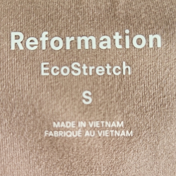 Reformation Women's Active Casual Ecostretch High Rise Leggings Clay Small (2-4) - Picture 12 of 13